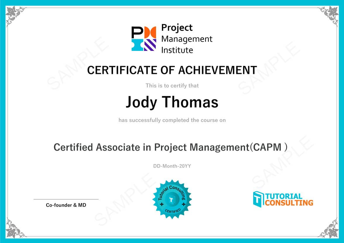 PMP Certificate