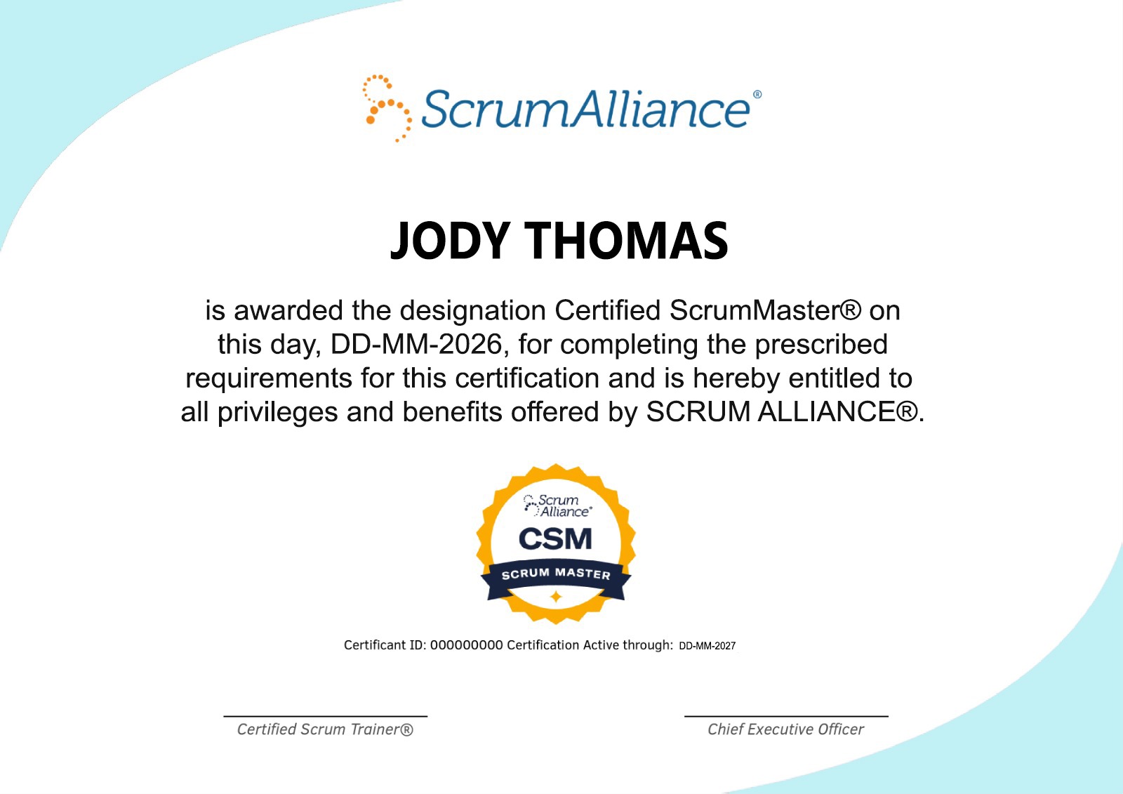 PMP Certificate
